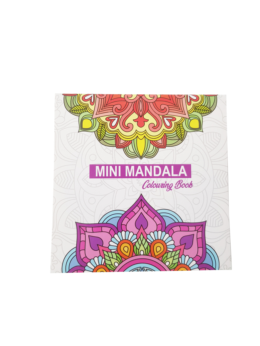 Mandala Kleurboek – Vierkant – Paarse voorkant
