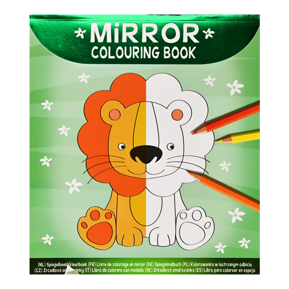 Spiegelbeeld Kleurboek Jungle – ‘Mirror Colouring Book’