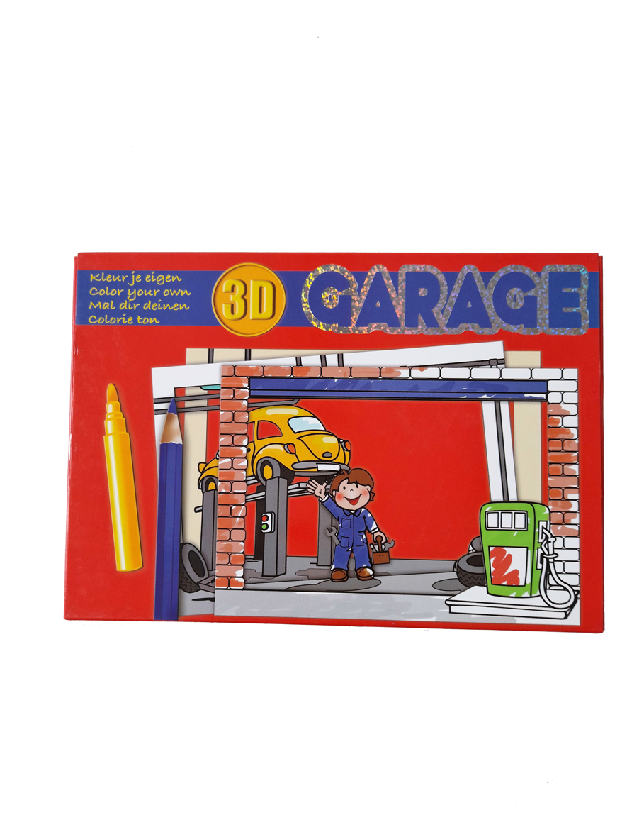 Kleur en Maak je Eigen 3D Decor/Landschap – Garage
