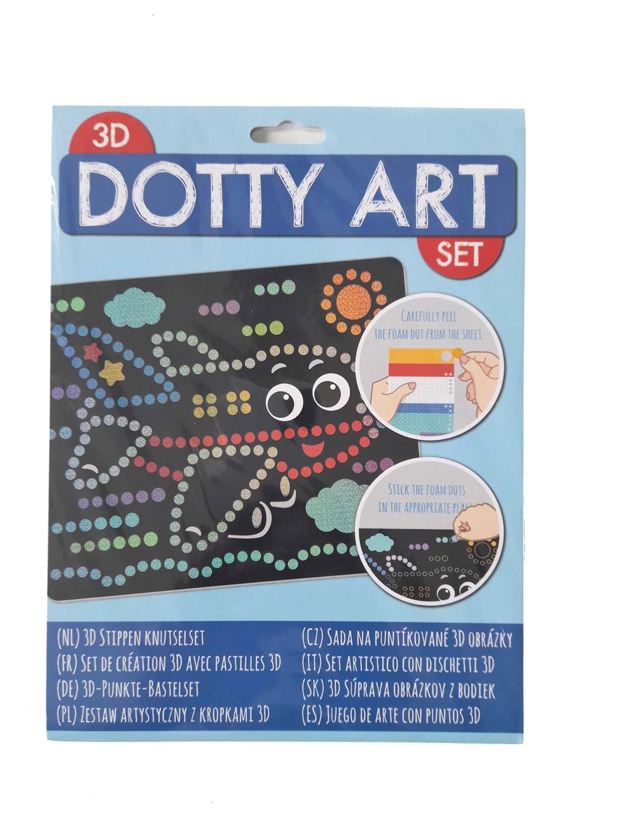 3D Dotty Art set – Vliegtuig