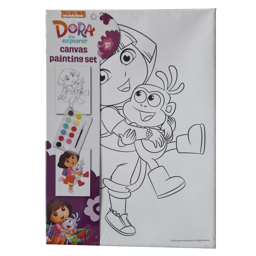 Dora Canvas Painting Set