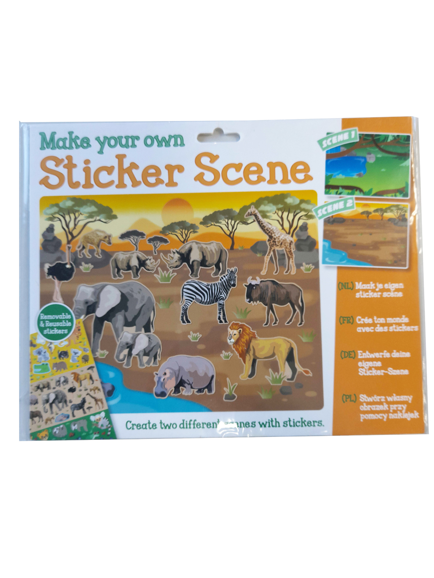 Maak je Eigen Sticker Scene – Safari