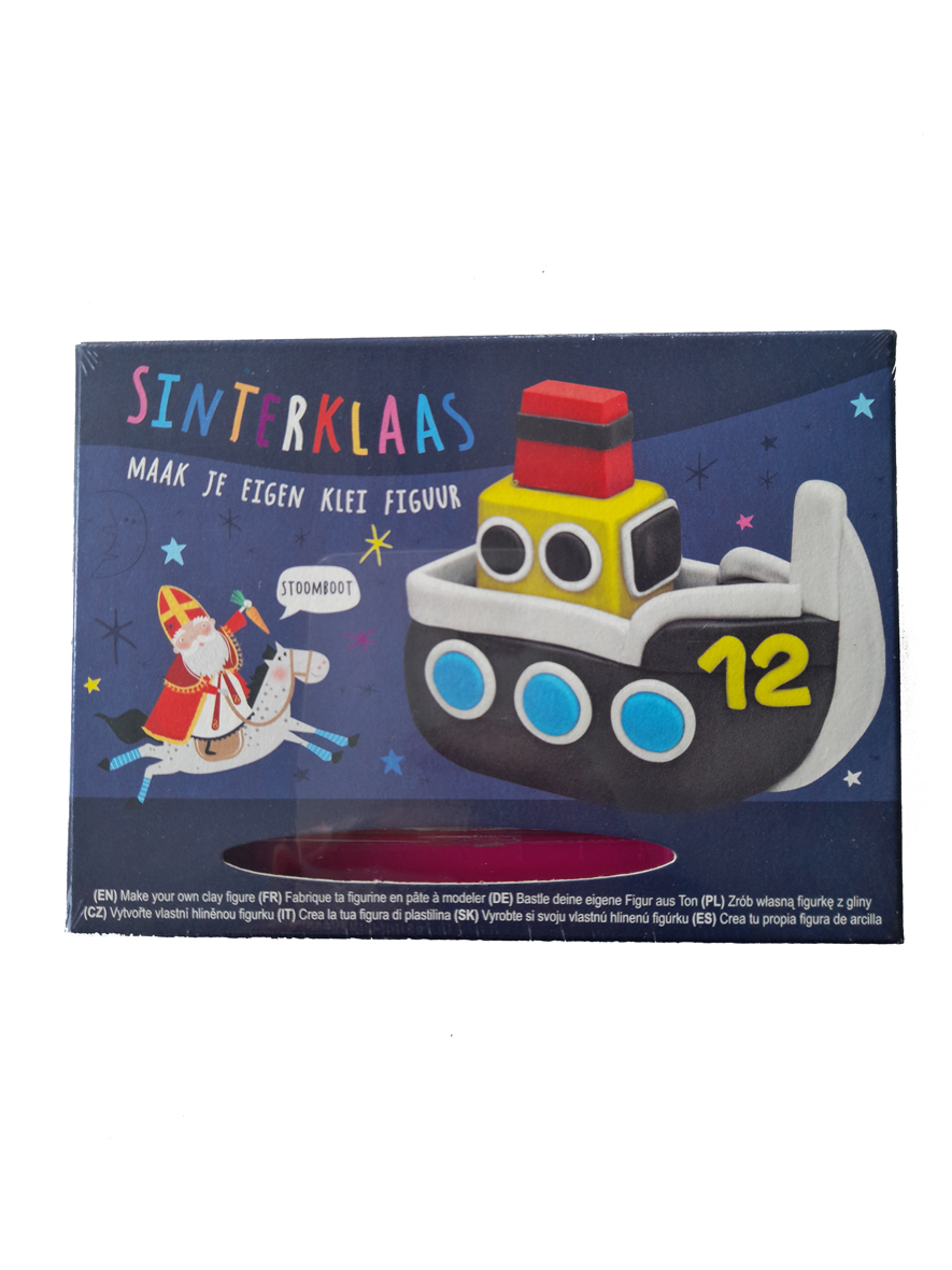 Stoomboot van Sinterklaas Klei Figuur – ‘Maak je Eigen Klei Figuur’