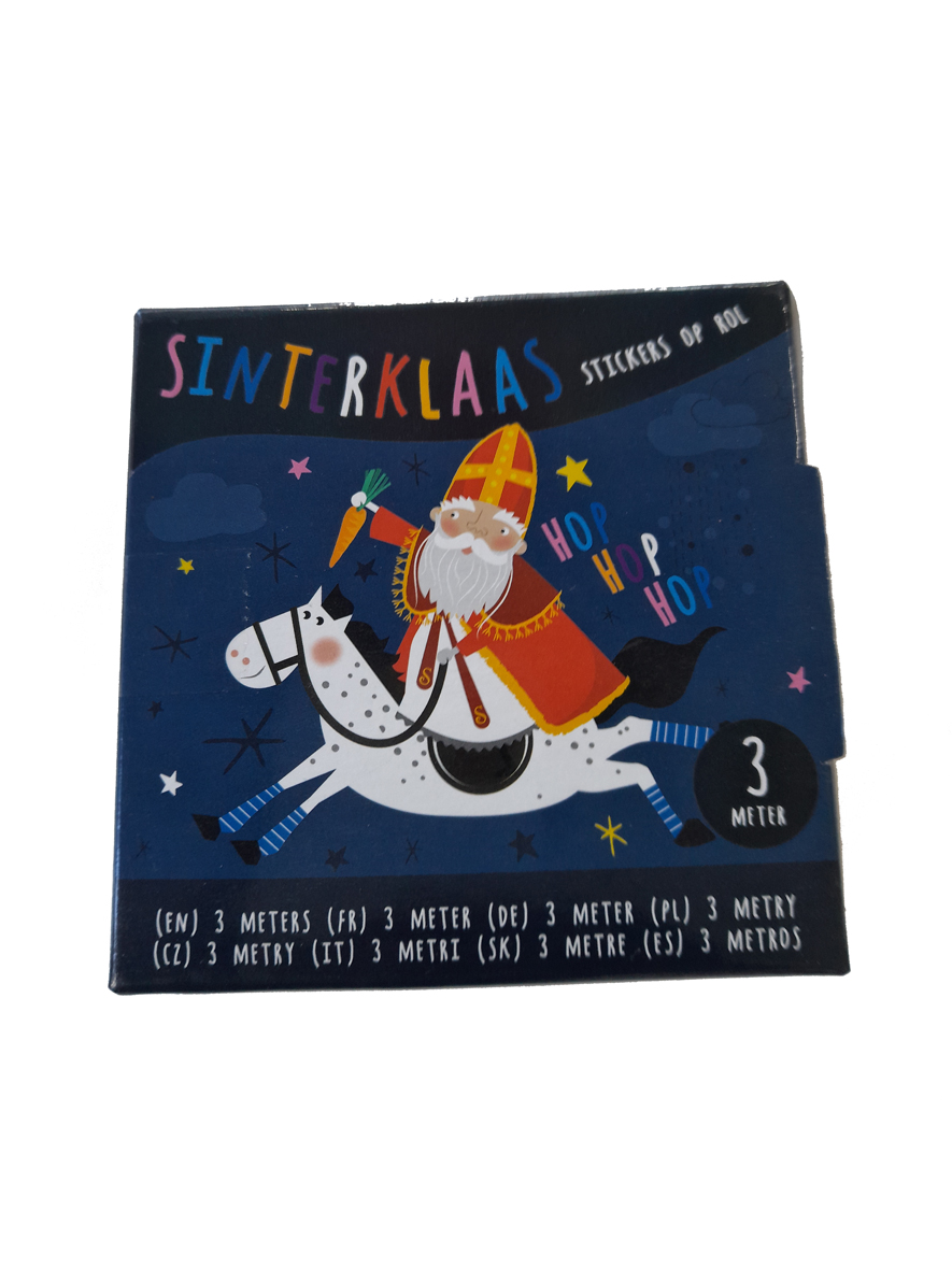 Stickers op rol Sinterklaas