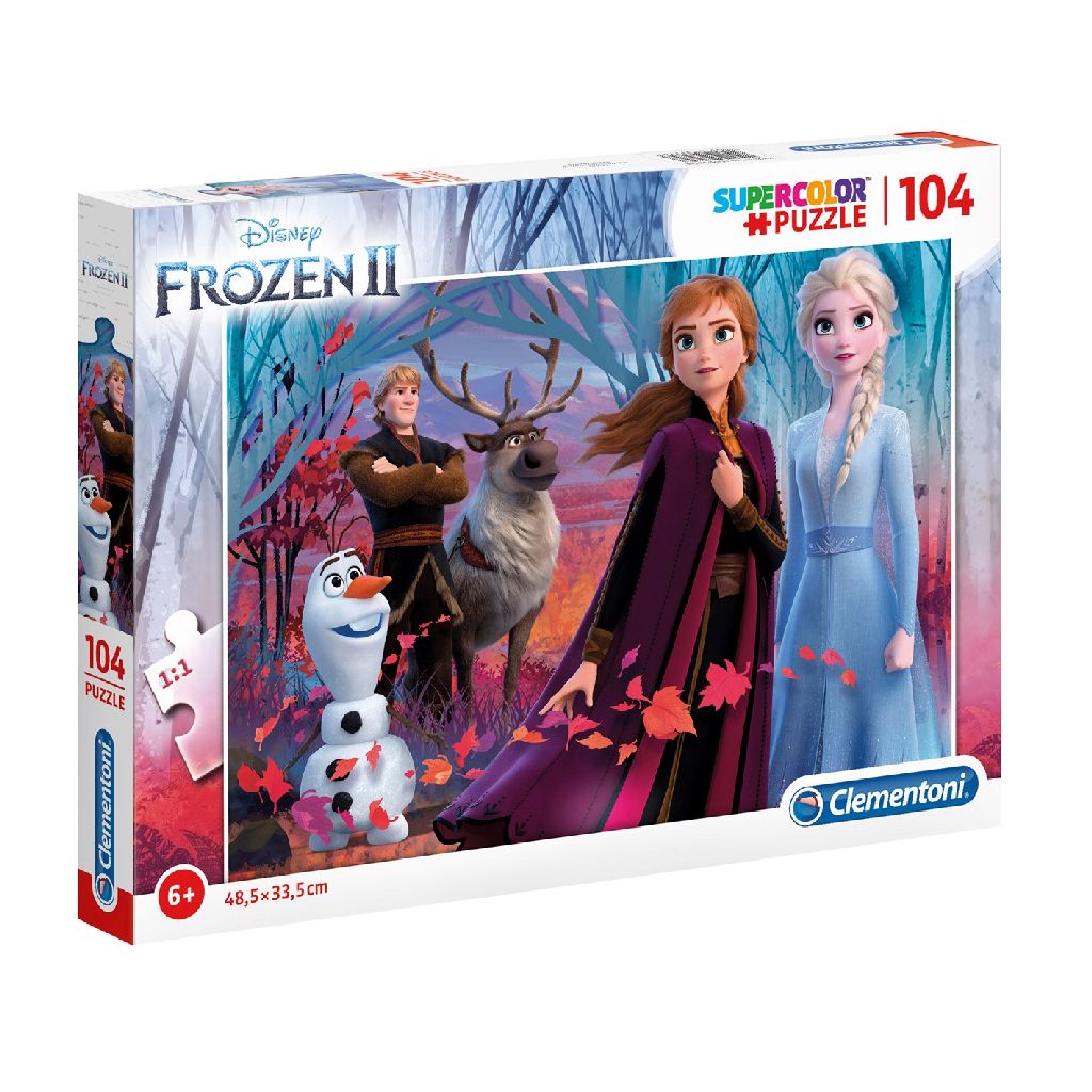 Frozen 2 Puzzel – Clementoni 104 puzzelstukjes