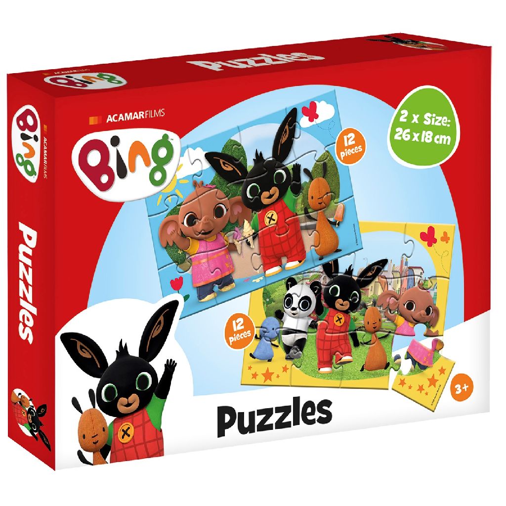 Bing Puzzle – 2x 12 puzzelstukjes