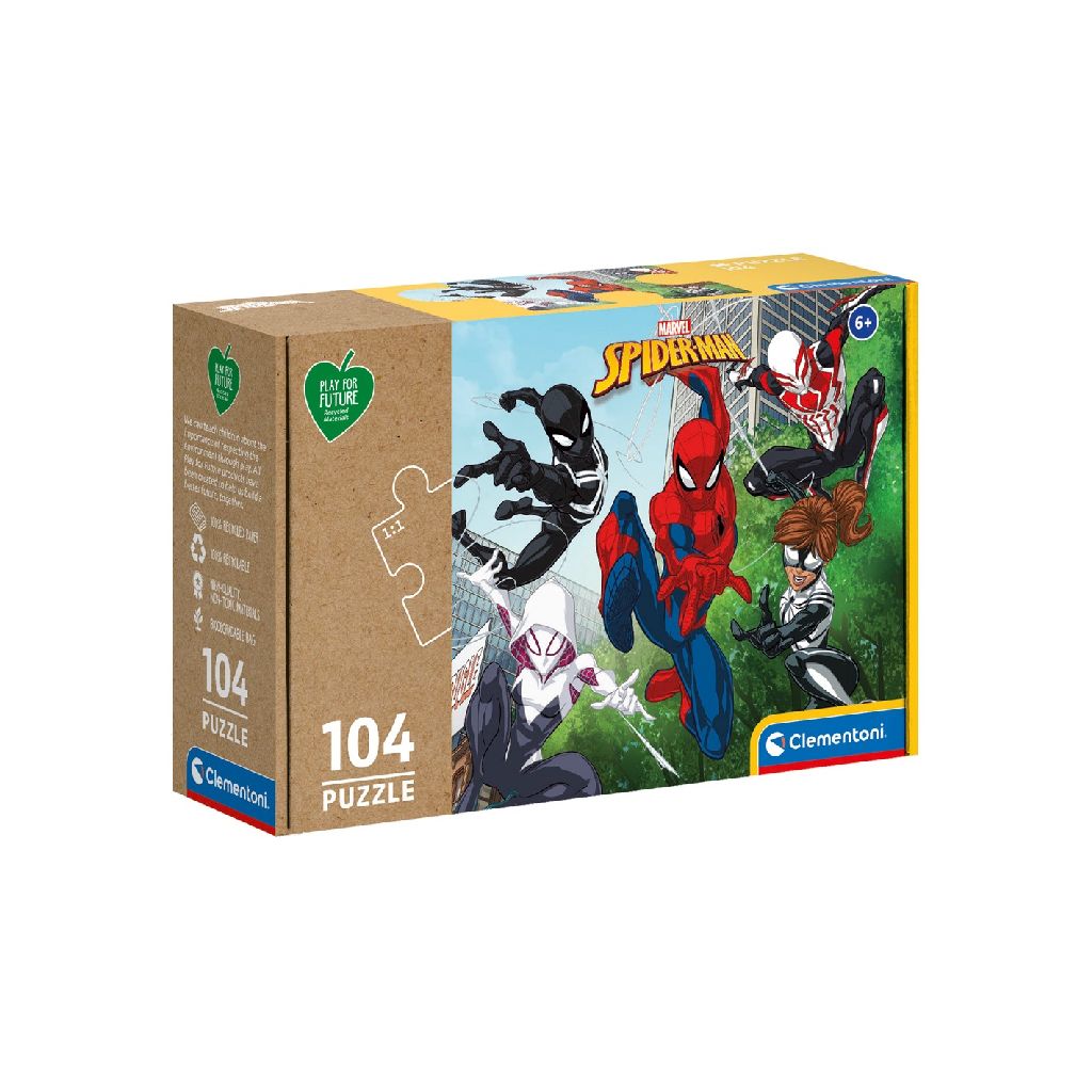 Spiderman Puzzel – Clementoni 104 puzzelstukjes