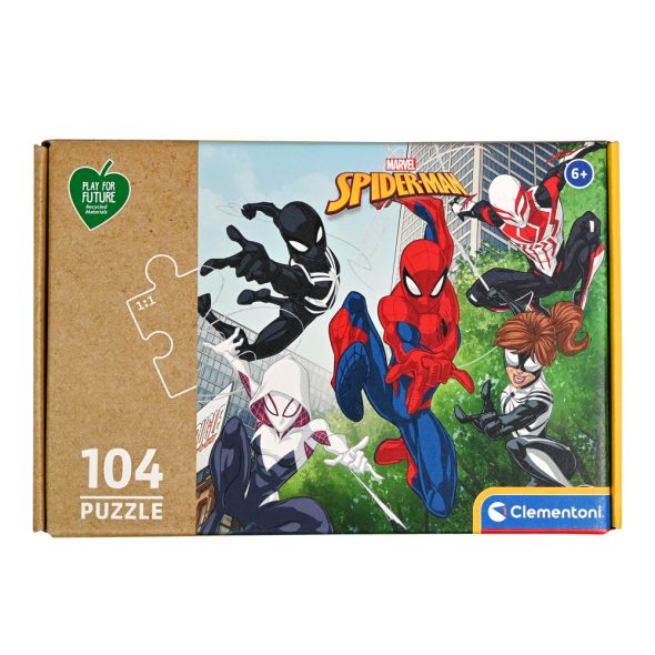 Clementoni Spiderman Puzzel 104 st | KleurenKnutselen