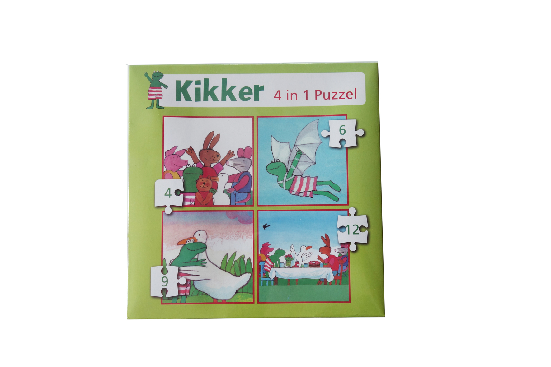 Kikker 4-in-1 puzzel
