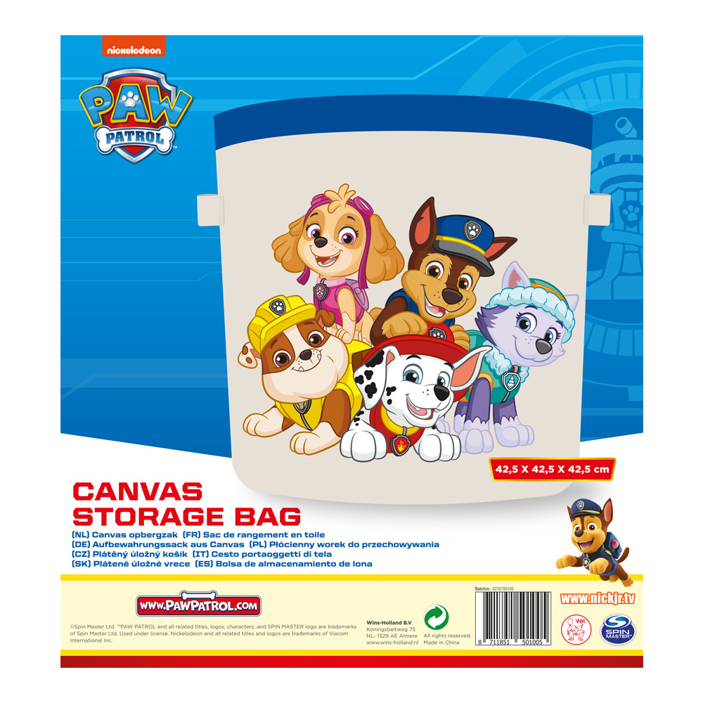 TK50 – Canvas storage bag Paw Patrol-1.2