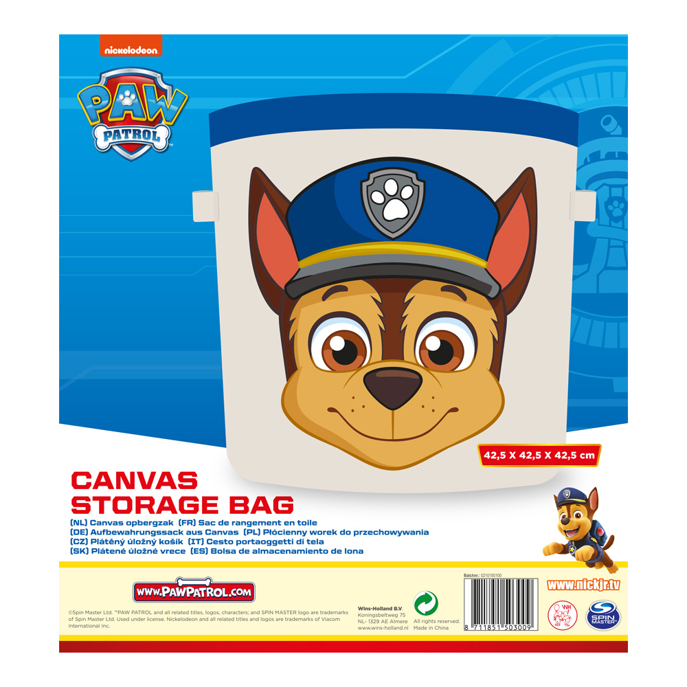 TK50 – Canvas storage bag Paw Patrol-3.2