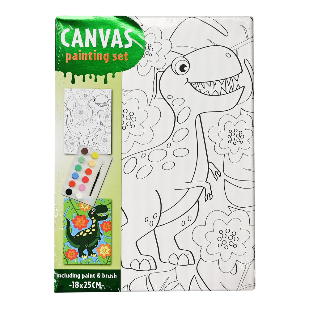 Canvas Dino – Schilderset
