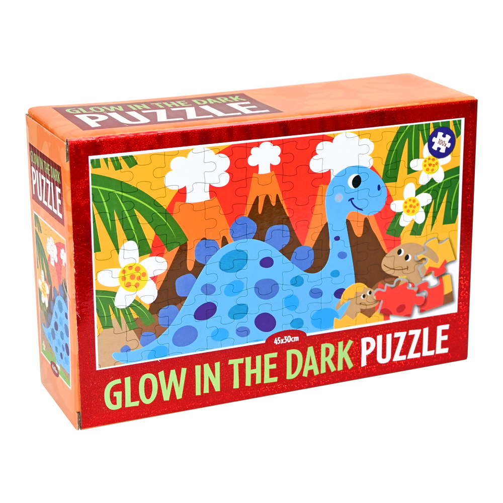 Glow in the dark puzzel Dino