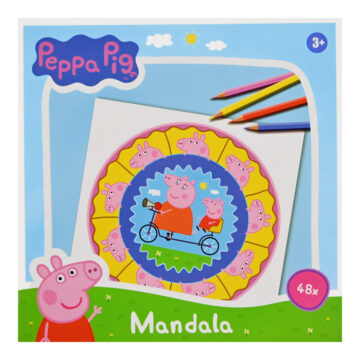 B1986 - Mandala colouring book Peppa Pig-01