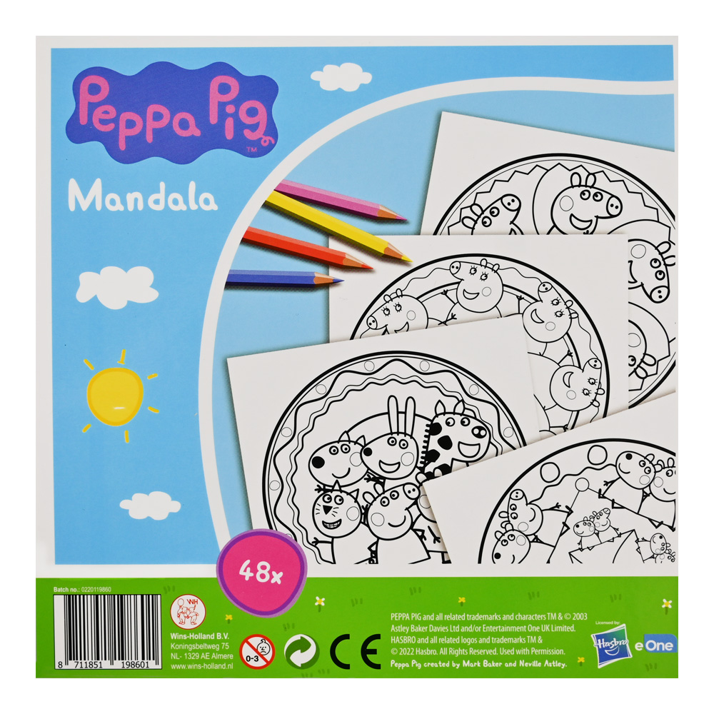 B1986 – Mandala colouring book Peppa Pig-03
