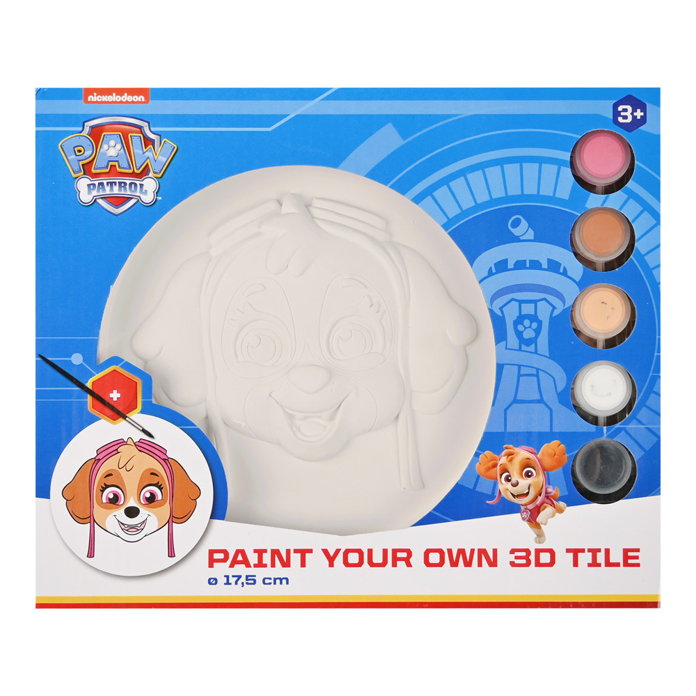 TK344 – Paint your own 3D tile 4 ass. Paw Patrol-4.2