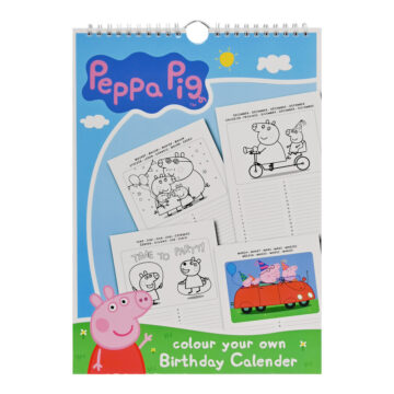 FA70180 - Colour your own birthday calender Peppa Pig-01