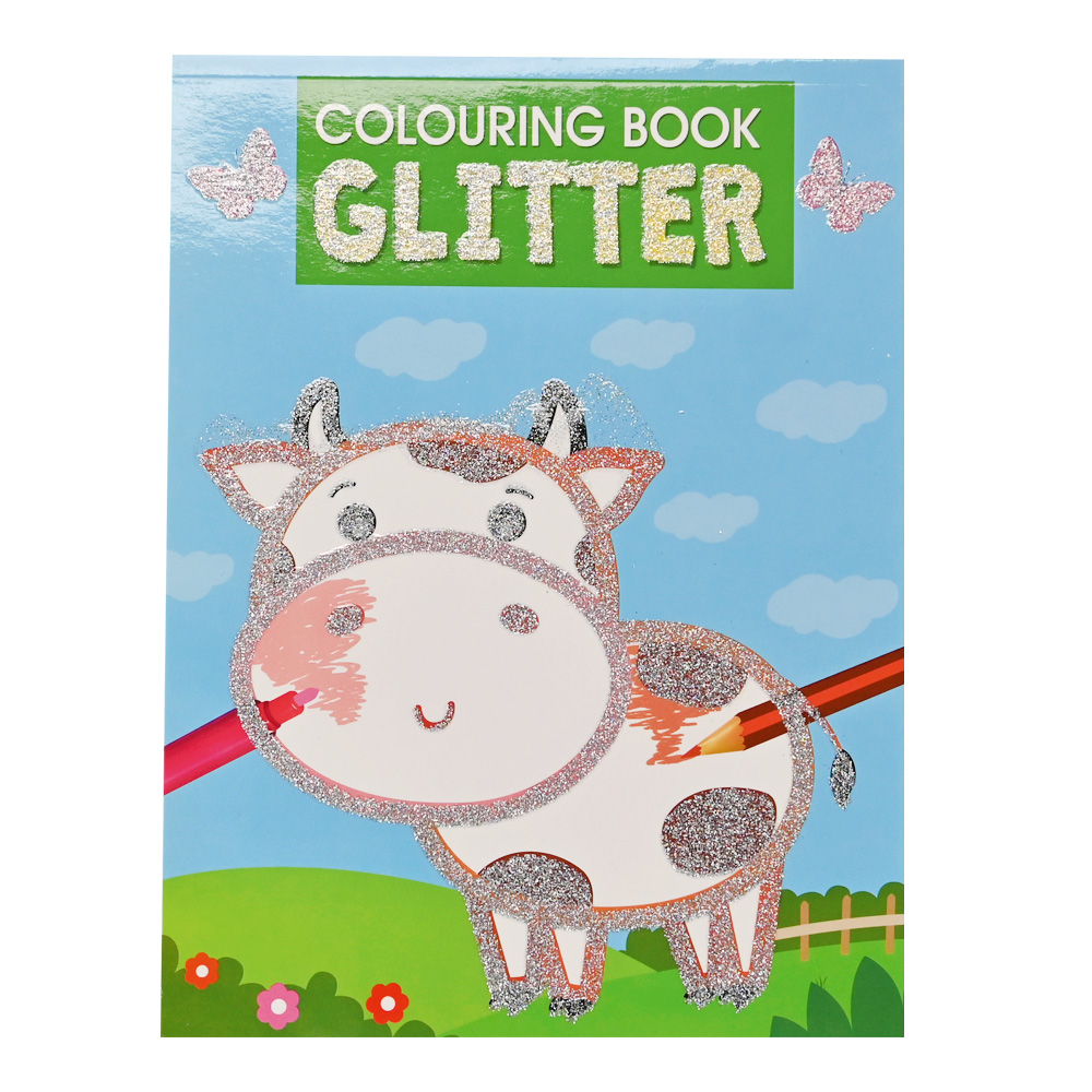 Glitter kleurboek Boerderij