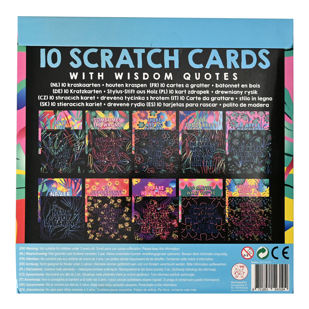 KN5431 – 10 Scratch cards with wisdom quotes-1.2