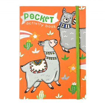 Pocket kleur en activiteitenboek Lama