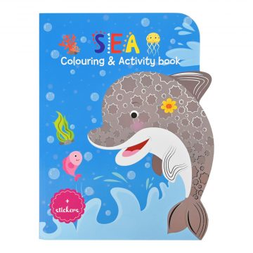 B265 - Die-shaped colouring and activity book + stickers-1.0